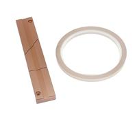 Gissroys 1/4 10 Inch Tape Splice Set and Leader Tape Splice Block Kits Metal Professional Block for Open Roll Open Roll
