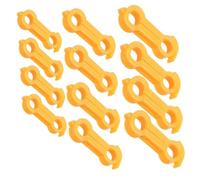 Gissroys 12 pieces chicken leg support clips for quail and poultry birch health aid comfortable leg support for chickens