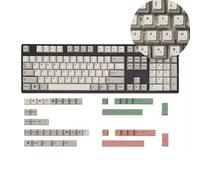 Gissroys 149key Keycaps Retro 9009 Theme with Backlighting for Mechanical Keyboards English/Korean/Japanese/Russian Comfortable Typing Keycaps