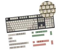 Gissroys 149key Keycaps Retro 9009 Theme with Backlighting for Mechanical Keyboards English/Korean/Japanese/Russian Comfortable Typing Keycaps