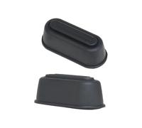 Gissroys 1Pair Luggage Bottom Side Stand Feet Baggage Replacement Studs Foot Black Foot Pad For All Suitcases Parts Feet Bracket