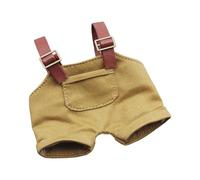 Gissroys 1st/2nd/3rd Doll Clothes Doll Suspenders Easy Wear Overalls For 17cm Figure Plush Collector Preferred Gift Rabbit Overalls For Dolls