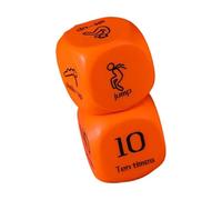 Gissroys 2 Pieces 6 Sided Exercise Toys Dynamic Training for Group Fitness Teens Fun Play Exercise Equipment