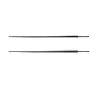 Gissroys 2 Pieces Steel Taper Insertion Pins For Nose Ear Navel Lip Eyebrow Piercing 14G/16G/18G Taper Insertion Pins Piercing