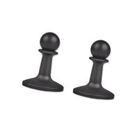 Gissroys 2Pcs Shelter Rod Protective Cover Set Thundering Proof Control Weather Resistant Silicone Gear for Wilderness Camping Tent Rod Protectors Cap