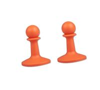 Gissroys 2Pcs Shelter Rod Protective Cover Set Thundering Proof Control Weather Resistant Silicone Gear for Wilderness Camping Tent Rod Protectors Cap