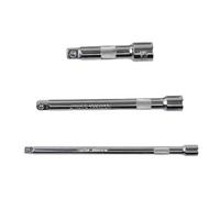 Gissroys 3 Pieces 3/8 Inch or 1/2 Inch Drive Multi-Purpose Stick Ratchet Steps Extension Rod Kits 3 Lengths for Various Applications Automotive Repair Extension Tools