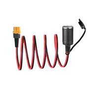 Gissroys 30 Amp XT60I Femal Femal Fame Car Socket Adapter Cable Wire for Waterproof and Dustproof