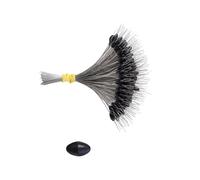 Gissroys 300pcs Space Bean Oval/Cylinder Fishing Float Bobbers Stopper Fishing Float Beans Space Stops Accessories Soft Stops Stops Line Holder Equipment Accessories