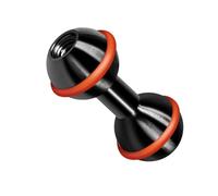 Gissroys 360 Degree Adjustable 25 4 mm Double Ball Head Mount Strong Aluminium Double Ball Head Adapter for Secure Devices Setups Photography Equipment Mount