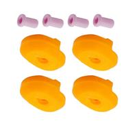 Gissroys 4pcs Inlet Ceramic Adapter Protector Feed Inlet Printer Feed Protection For X1C P1P P1S Printer Accessories Ceramic Adapter Protection