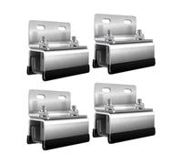 Gissroys 4pcs Marine Solar Panel Mounters Quick Installation Roof Top Brackets High Capacity Mounting Clamps for Boats High Load Roof Brackets