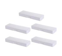 Gissroys 5 x Plastic Pens Case Practical Small Storage Box Pencil Container Trigger Box Container, grey