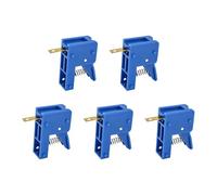 Gissroys 5pcs LED Lamp Spring Press Clip Quick Connector Brass Alligator Clips High Current 50A Motor Test Quick Wiring After Current Motor Test