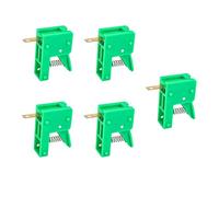 Gissroys 5pcs LED Lamp Spring Press Clip Quick Connector Brass Alligator Clips High Current 50A Motor Test Quick Wiring After Current Motor Test