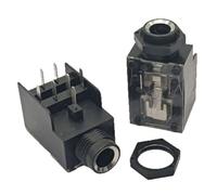 Gissroys 7 Pin 6 35 mm Two Channel Female Jacks for Studio Amplifier and High Fidelity Systems Professional Sound Adapter