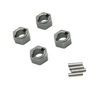 Gissroys 7mm Couplers Black For Improved Grip And Precisions Remote Control Vehicle Wheel Clamp Car Wheel Hub Upgrade