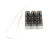 Gissroys 9 Buttons Mechanical Keyboard Switch Tester 9 Clicky Keys with Silicone Key Chain for Voltage Fighting and Office Decoration Keyboard Switches Test Tool