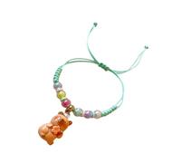 Gissroys Artistic Resin Capybaras Charm Handwoven Cord Present For Youthful Trendsetters And Art Lovers Cartoon Animal