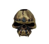 Gissroys Artistics Crafted Copper Skull Bead Detachable Pendant For Paracord Bracelets Gadgets And Steampunks Jewelry Making Skull Lanyard Charm