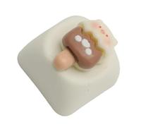Gissroys Beautiful Piggy Key Cap for Mechanical Keyboard Resin Key Cap with Smooth Textured and Easy Installation Handmade Resin Key Unique Pig Art