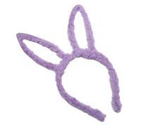 Gissroys Beautiful Rabbit Ear Shape Hair Hoop Cosplay Anime Character Hair Holder Live Broadcast Cosplay Headwear for Teenage Woman Headband Make Up Headband for Washing Face Headbands