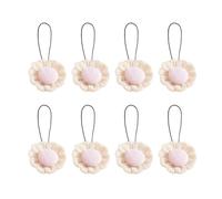 Gissroys Bed Linen Fasteners with Sunflower Motif, Pack of 8, Secure Holders, Without Pins, Linen with Sunflower Motif, for Bed Sheet Covers, Decorations, User-friendly Bed