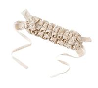 Gissroys Bowknot Lace Headdress Lolitas Ruffle Lace Headband Headdress French Maid Headwear Hair Accessories Lolitas Flowers Headpiece