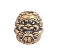 Gissroys Brass Lion Jewellery Pendant Lanyard Pendant Combining Elegant and Individuality Brass Texture for Daily Use Unique Jewellery Accessories, one size, As described