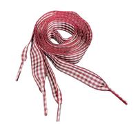 Gissroys Bright Colorful Plaids Polyester Shoelaces Durability Soft Shoe String For Sneakers Casual Shoe Boot 140cm Length Soft Checkered Shoelaces For Sneakers