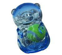 Gissroys Cartoon Bear Food and Leaking Soft Pet Dog Toy Ball Treated Toy for Indoor and Outdoor Fun Ideal for Boredom Dogs House Use Boredom
