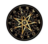 Gissroys Change of God Mats Runes Pattern Astrology Pendulum Chart Mat Balance Meditations Decoration Tarots Pad Tarots Rubber Tablecloth