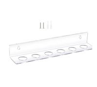 Gissroys Clear Acrylic Golf Ball Stand Floating Wall Shelves Replacement Display Stand for 6 Golf Ball Baseballs