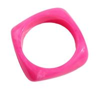 Gissroys Coloured Square Geometric Thick Resin Bracelet Irregular Cuffs Bangle Accessories Statement Magic Jewellery for Women Irregular Geometric Resin Bracelets, one size, As described