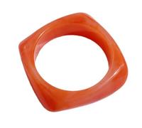 Gissroys Coloured Square Geometric Thick Resin Bracelet Irregular Cuffs Bangle Accessories Statement Magic Jewellery for Women Irregular Geometric Resin Bracelets, one size, As described