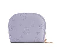 Gissroys Compact PU Leather Women's Wallet with Multiple Card Slots and Zip for Secure Travel Shopping Essential Practical Trim Women's Purse, Light purple, Mass beauty