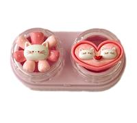 Gissroys Contact Lenses Case and Removal Tool Compact Size Rubber Eye Lenses Invitation Easy Carry Applies Contacts Safe Friendly Contact Storage Kit Kit, H, standard size, Mass beauty