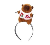 Gissroys Cool Clip Funny Capybaras Headband Cartoon Hair Headgear for Children's Stage School and Theatre Shows Funny Headbands Folk Mass