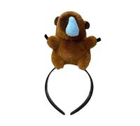 Gissroys Cool Clip Funny Capybaras Headband Cartoon Hair Headgear for Children's Stage School and Theatre Shows Funny Headbands Folk Mass