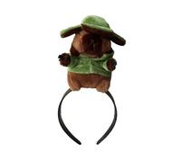 Gissroys Cool Clip Funny Capybaras Headband Cartoon Hair Headgear for Children's Stage School and Theatre Shows Funny Headbands Folk Mass