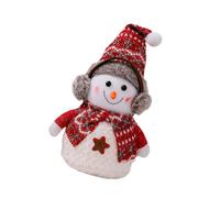 Gissroys Cotton Polyester Snowman Plush Doll Christmas Decors Easy to Assemble Holiday Family Gathering Cotton Snowman