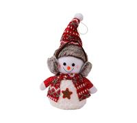 Gissroys Cotton Polyester Snowman Plush Doll Christmas Decors Easy to Assemble Holiday Family Gathering Cotton Snowman