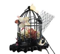 Gissroys Dark Series Birdcage Hair Clip Festival Event Hair Decoration for Costume Event Evening Occasion Antique Lace with Lace Cut Metal Hat