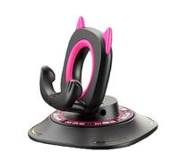 Gissroys Dashboard Car Phone Holder Secure Suction Cup Mount 360 Adjustable Angled for All Smartphones 4-7Inch Anti Slip Silicone Pad Dashboard Mount for Long Drive