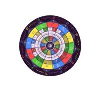Gissroys Divinations Matte Constellations Altars Tarots Map Pad Astrology Pendulum Chart Mat for God Healing Tarots Rubber Tablecloth