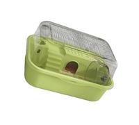 Gissroys Easy Maintenances Hamster Habitat House with Quiet Clear Cage Climbing Platform Promoting Active Rodents Exercise Hamster Cage with Activity Zone