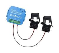 Gissroys Easy to Install Energy Consumption Analyzers with Remote Control and Historical Data Analysis Double/Single Channel Electricity Meter House Power Management