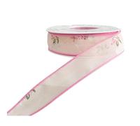 Gissroys Elegant Gift Wrapping Ribbon Decoration Cake Decorative Handmade Streams Christmas Box Packaging Accessories Gift Ribbon