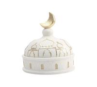 Gissroys Exquisite Resin Castles Sculpture Middle East Architecture Safe Non-Toxic Shatterproof Mosque Sculpture Home Integrated Carved Resin Castles Home Decoration