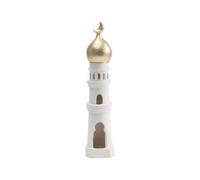 Gissroys Exquisite Resin Castles Sculpture Middle East Architecture Safe Non-Toxic Shatterproof Mosque Sculpture Home Integrated Carved Resin Castles Home Decoration